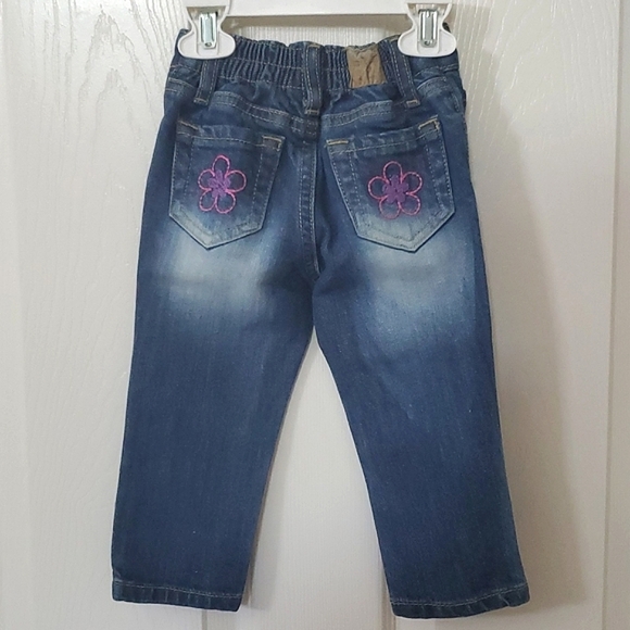 Children's Place 18 Months Toddler Denim Skinny Elastic Waist Jeans - Picture 3 of 7